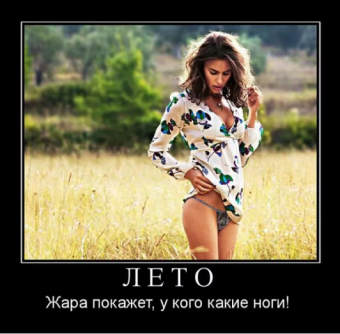 Демотиватор про летний отдых