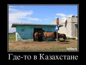 Демотиватор про Казахов
