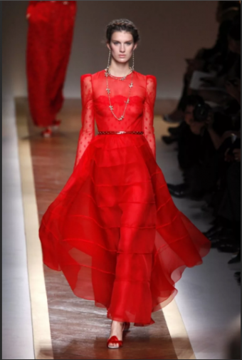 Valentino Haute Couture Red Dress