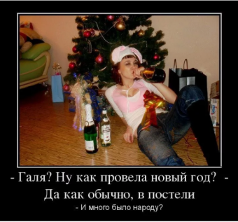 Демотиватор про новый год