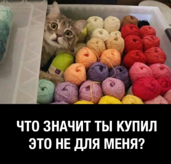 Демотиватор про вязание