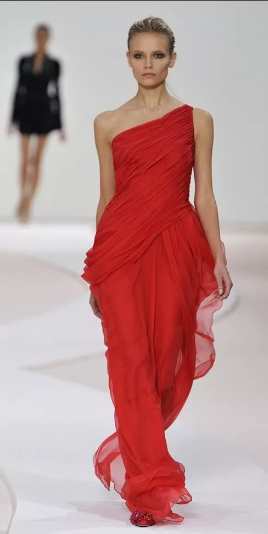 Valentino Haute Couture Red Dress