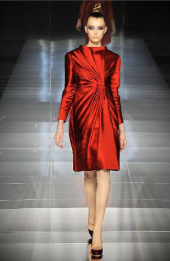 Valentino Haute Couture Red Dress