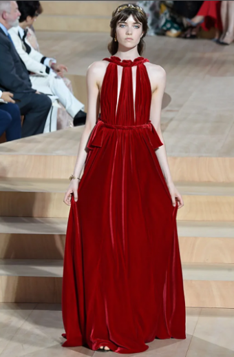 Valentino Haute Couture Red Dress