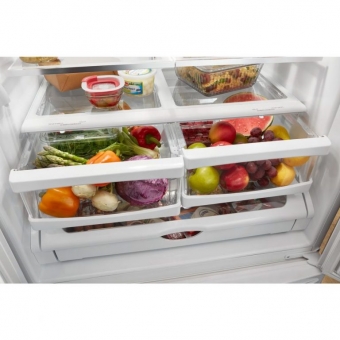 Whirlpool WRF535SMHZ - Основной стиль, удобная планировка