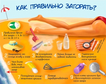 Как правильно загорать?