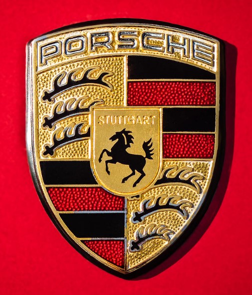 Значок машины porsche