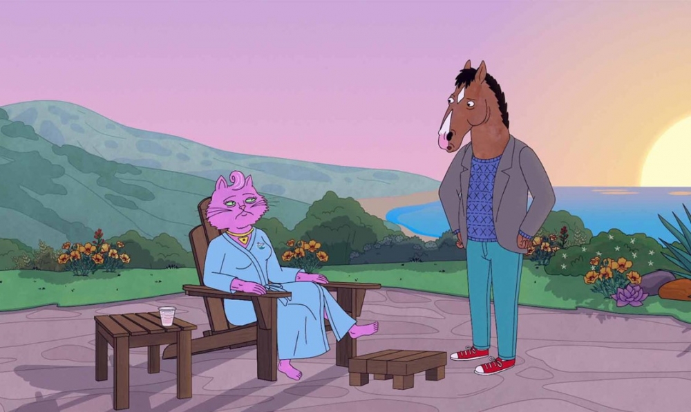 Кто сказал это в BoJack Horseman: Когда вы смотрите на кого-то через розовые очки, все красные флажки просто выглядят как флаги?