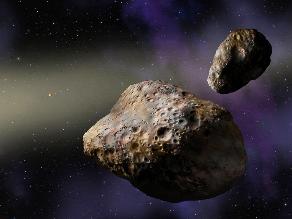 Название астероида Гаспра, изображения которого были получены зондом «Galileo» в 1991 году во время первого в истории сближения с астероидом: