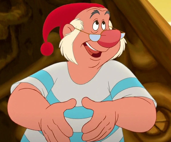 Как зовут этого веселого пирата из мультфильма про Питера Пэна?