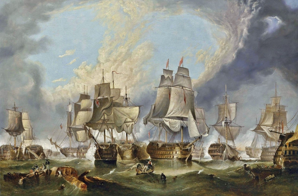 Кто командовал английским флотом в сражении у мыса Трафальгар 21 октября 1805?