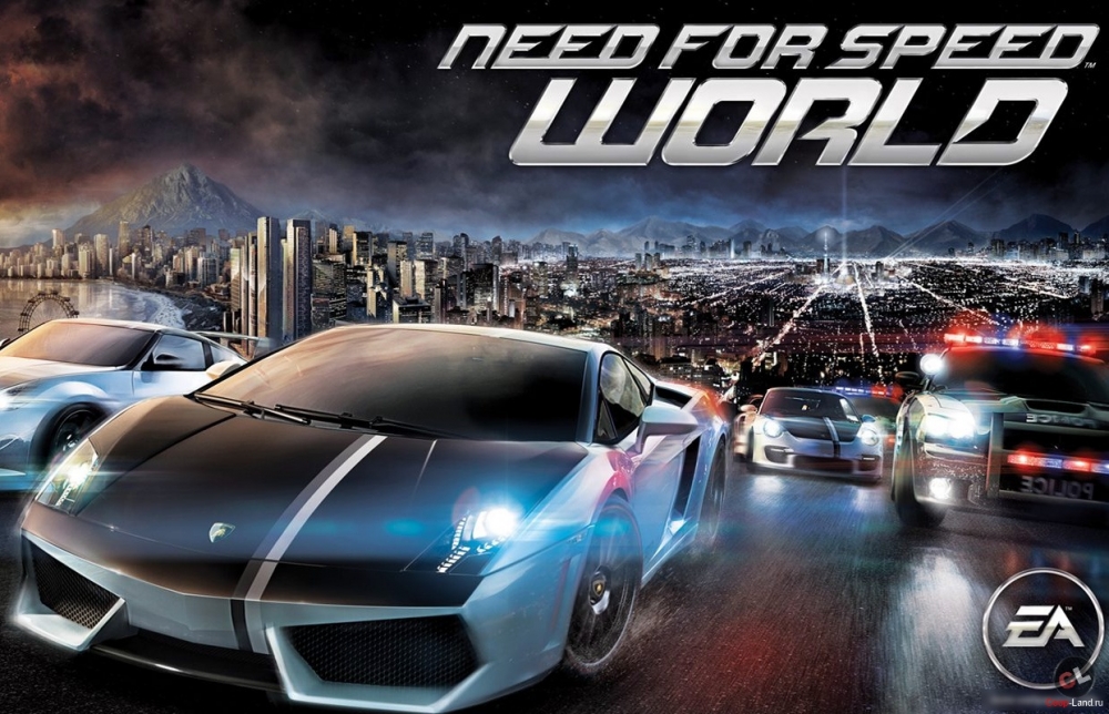 Основная игровая территория NFS World основана на картах из игр серии