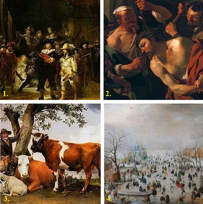 Какая из этих картин принадлежит кисти Рембрандта?