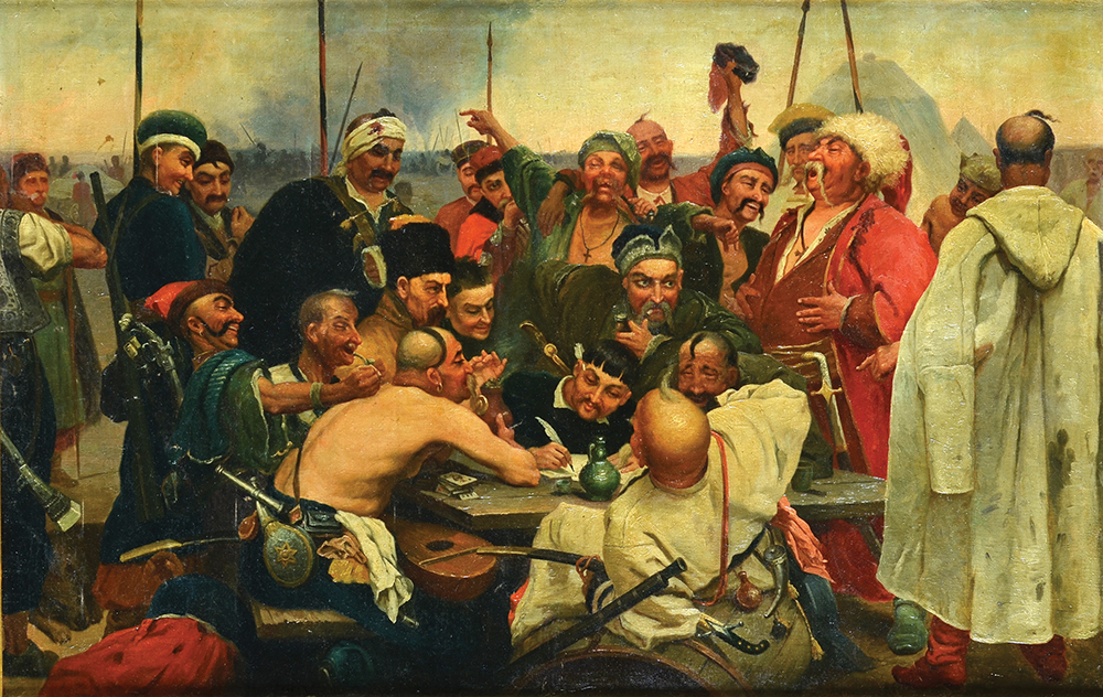 Запорожцы пишут письмо турецкому султану