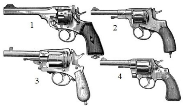 Какой из револьверов производства СССР?