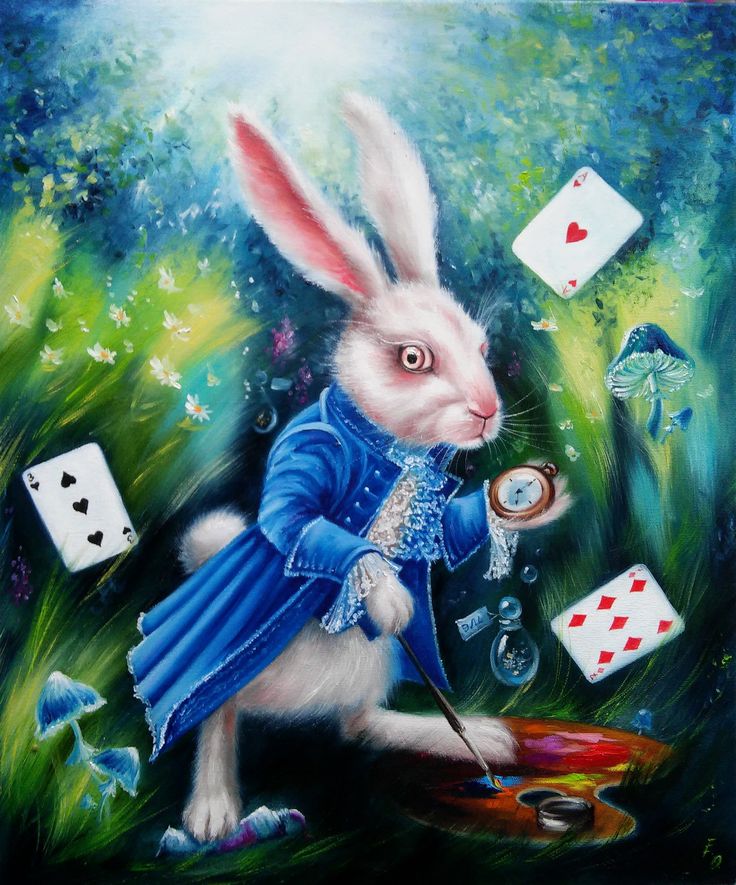Куда кролик отправил Алису?