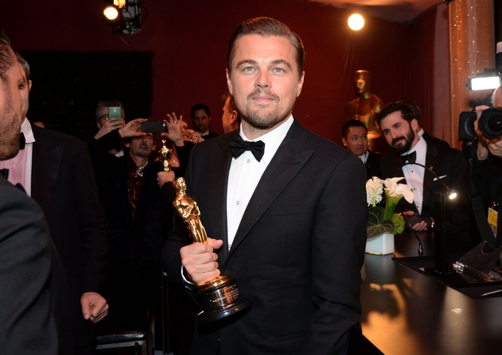 В каком фильме Леонардо Ди Каприо стал обладателем премии «Оскар» в номинации «Лучшая мужская роль»?