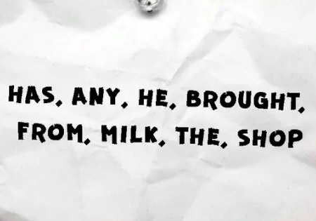 Составь вопросительное предложение из данных слов.