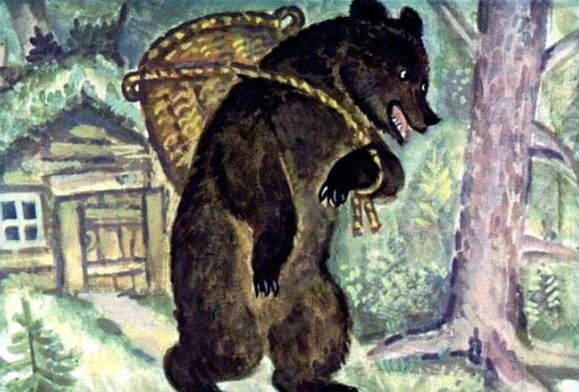 Где была Маша, когда кричала медведю: «Не садись на пенёк, не ешь пирожок»?