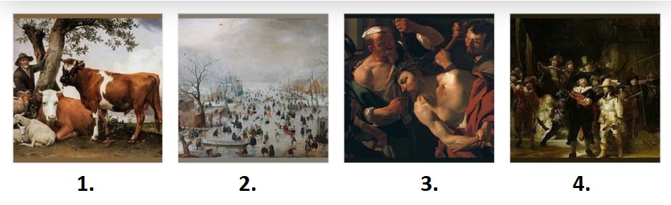 Какая из этих картин принадлежит перу Рембрандта?