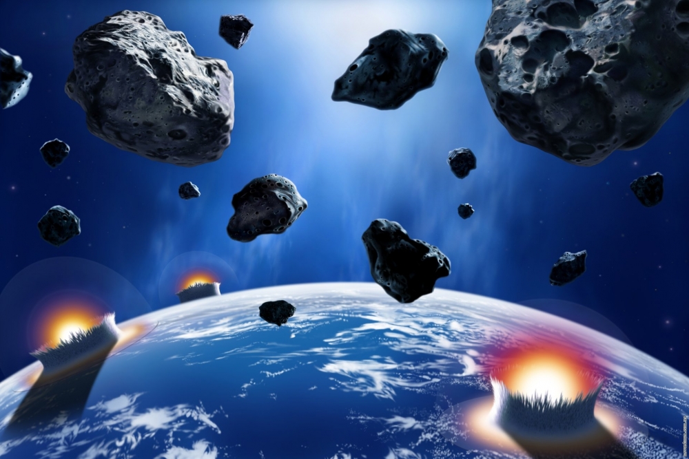 Главный пояс астероидов расположен: