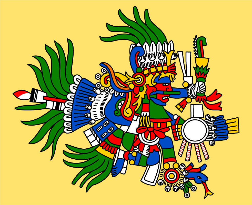 На лице ацтекского бога природы, сельского хозяйства и времён года надета маска. Из чего она сделана?