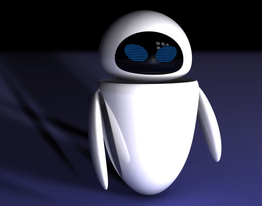   Дизайн робота Евы из мультика «ВАЛЛ-И» студии Pixar разработал дизайнер Apple. Им был ...