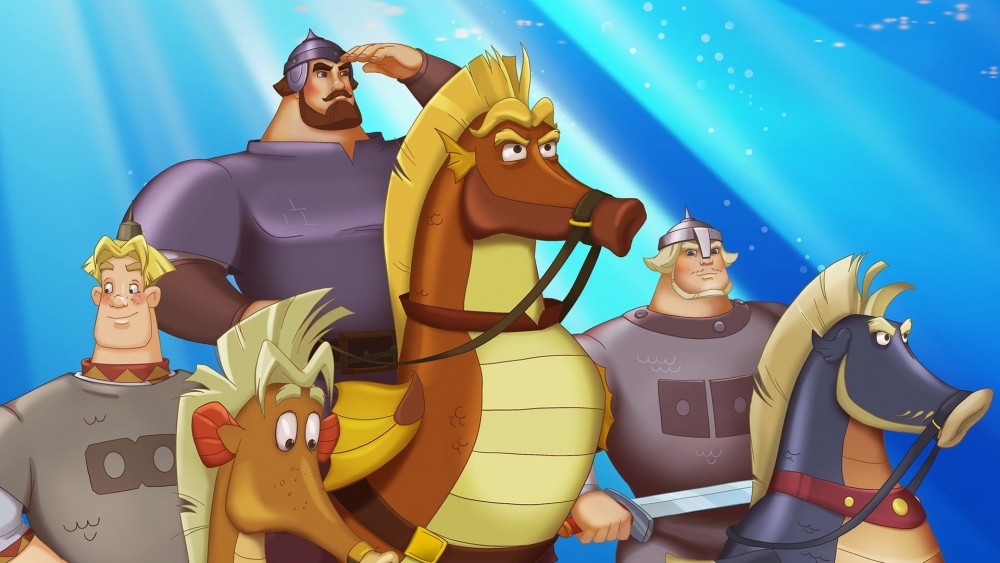 Куда отправляются герои в мультфильме «Три богатыря и морской царь» за зубом дракона, с помощью которого можно вернуть былую силу?