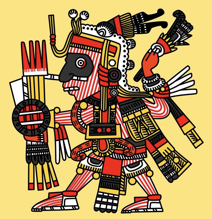 Как звали ацтекскую богиню инея и тумана?