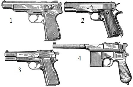 У какого из перечисленных пистолетов нерегулируемые прицельные приспособления?