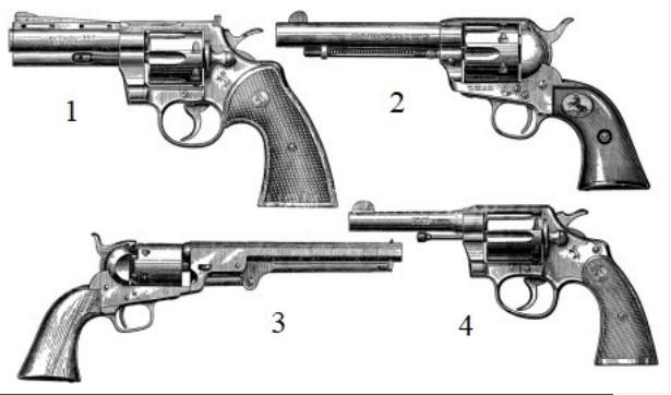 Какой из представленных револьверов начал раньше производиться?