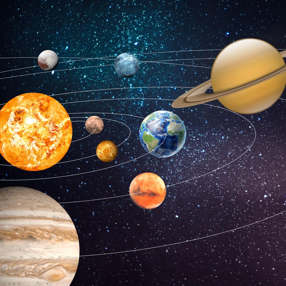 Самые крупные планеты Солнечной системы: