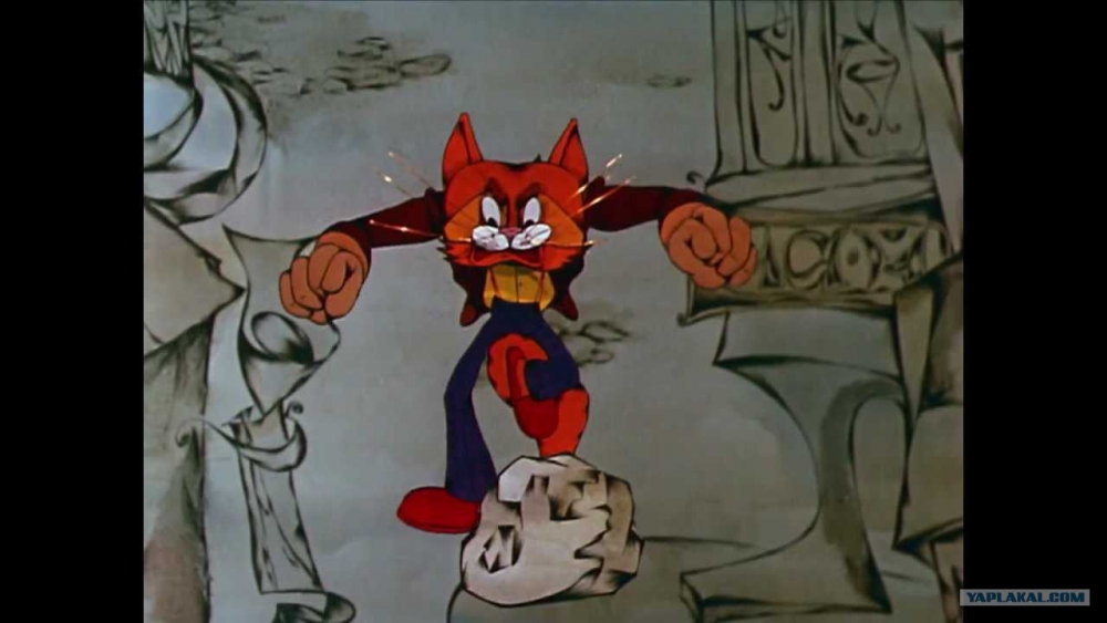 Что сделал кот Леопольд, когда нашел мышей?