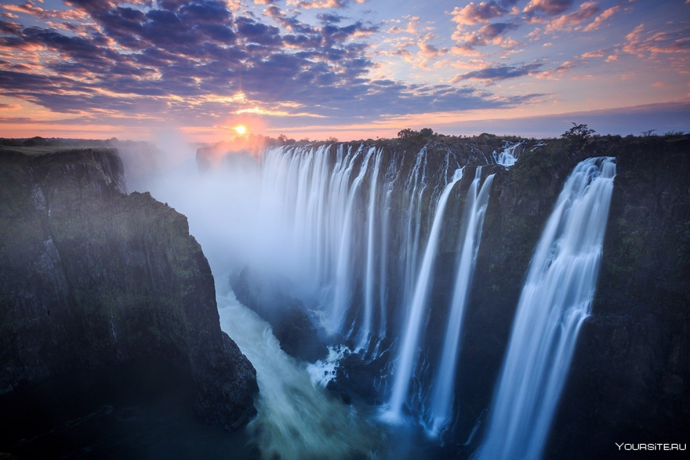 Какое из перечисленных названий — название водопада?