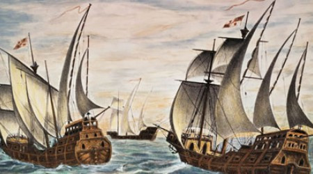 Какого корабля НЕ было в первом путешествии Колумба?