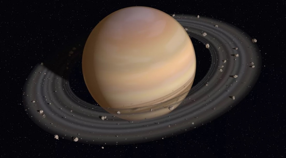 Астрономы обнаружили, что планету Сатурн окружают кольца, образованные скоплением камней и льда, так ли это: