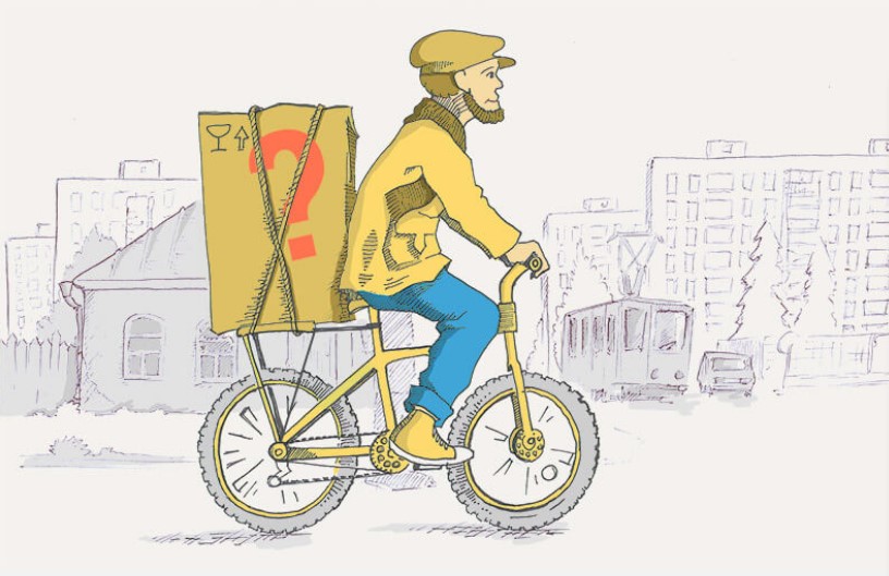 Какие грузы разрешается перевозить велосипедисту?