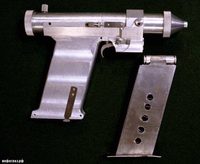 Для чего в СССР в 1984 году создали лазерный пистолет несмертельного действия?