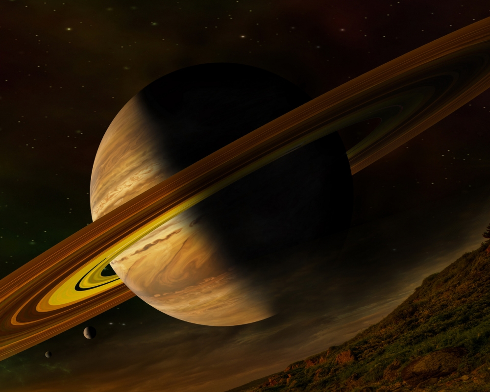 Скопления глыб и камней, вращающихся вокруг планеты Сатурн, образуют:
