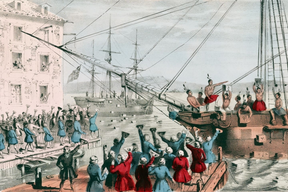  Что произошло во время акции протеста 16 декабря 1773 года, названной в последствии Бостонским чаепитием?