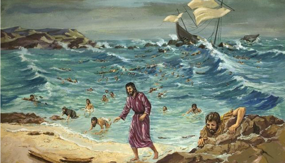 На каком острове Павел потерпел кораблекрушение?