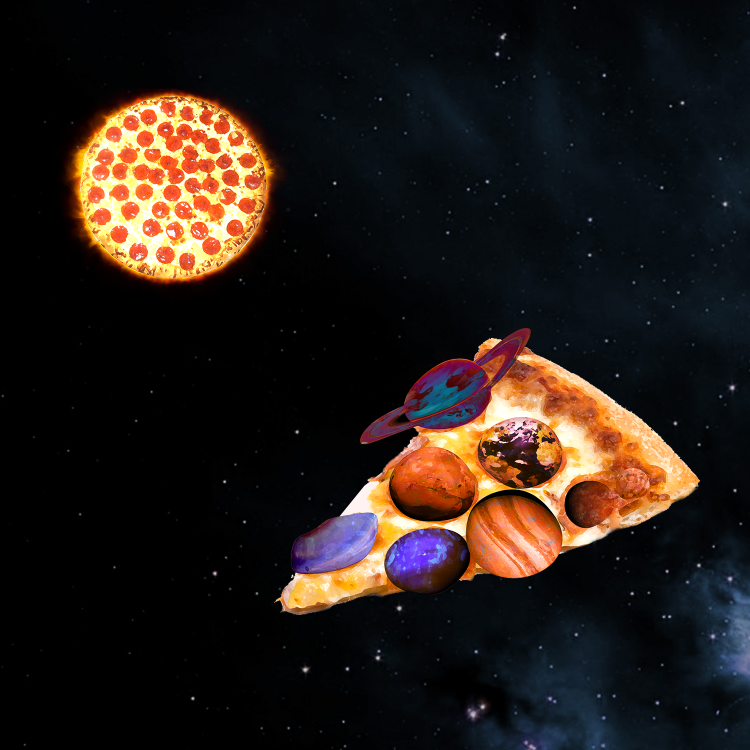 Какая компания первая запустила пиццу в космос?