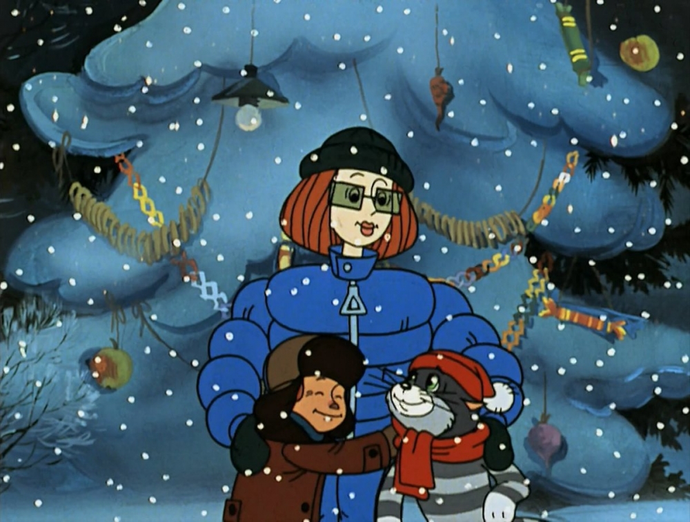  Как мама Дяди Фёдора добралась в деревню в мультфильме «Зима в Простоквашино»?