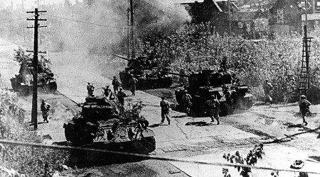 Какая страна была освобождена советскими войсками после взятия Берлина в 1945 году?