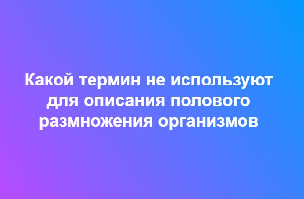 Ответьте на вопрос
