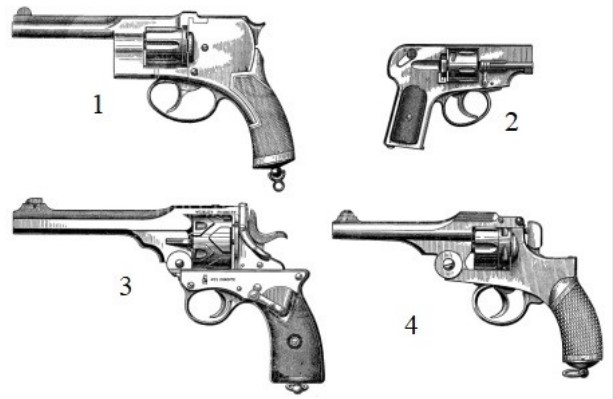 У какого револьвера взведение курка осуществляется автоматически при стрельбе, за счет силы отдачи?