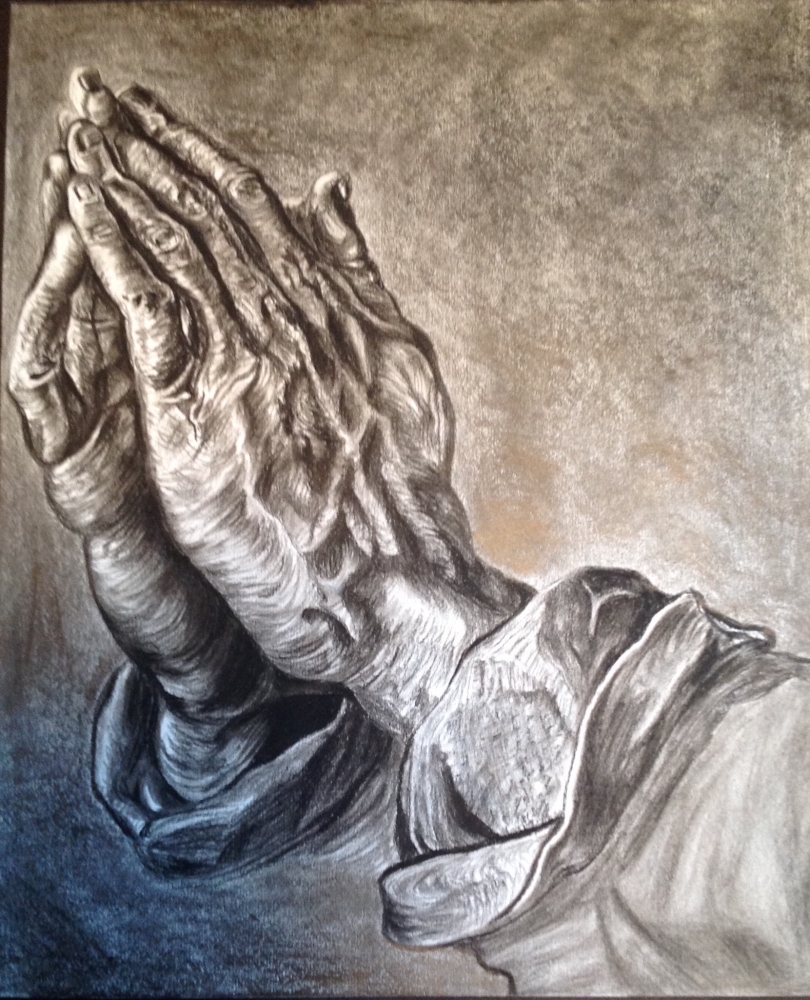 Кто создал рисунок «Руки молящегося»?