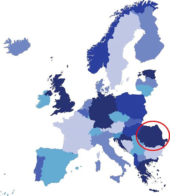 Какое европейское государство отмечено на картинке? Варианты ответов: