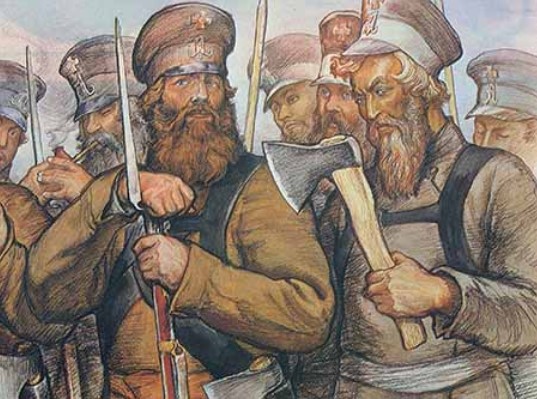 Вспомните хронику Отечественной войны 1812 года.