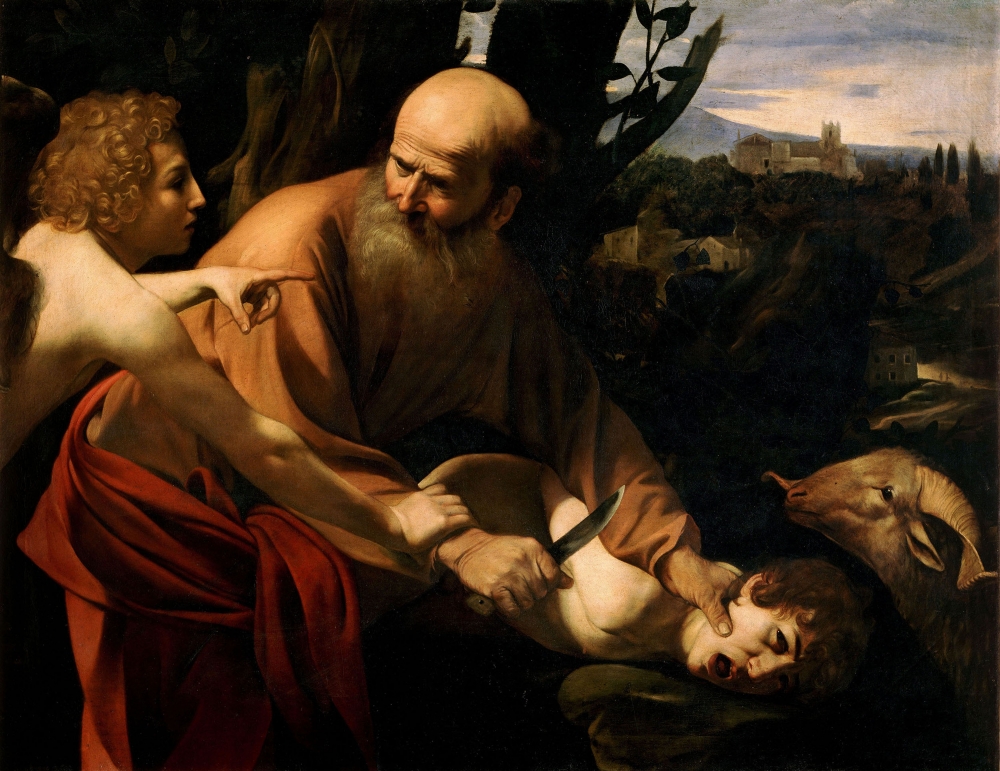 Кому принадлежит картина «Принесение в жертву Исаака»?